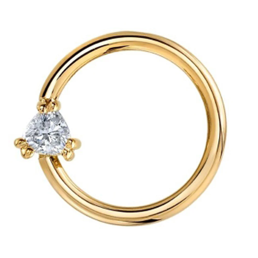 "Tanti" Seam Ring in Gold with DIAMOND - Image 2
