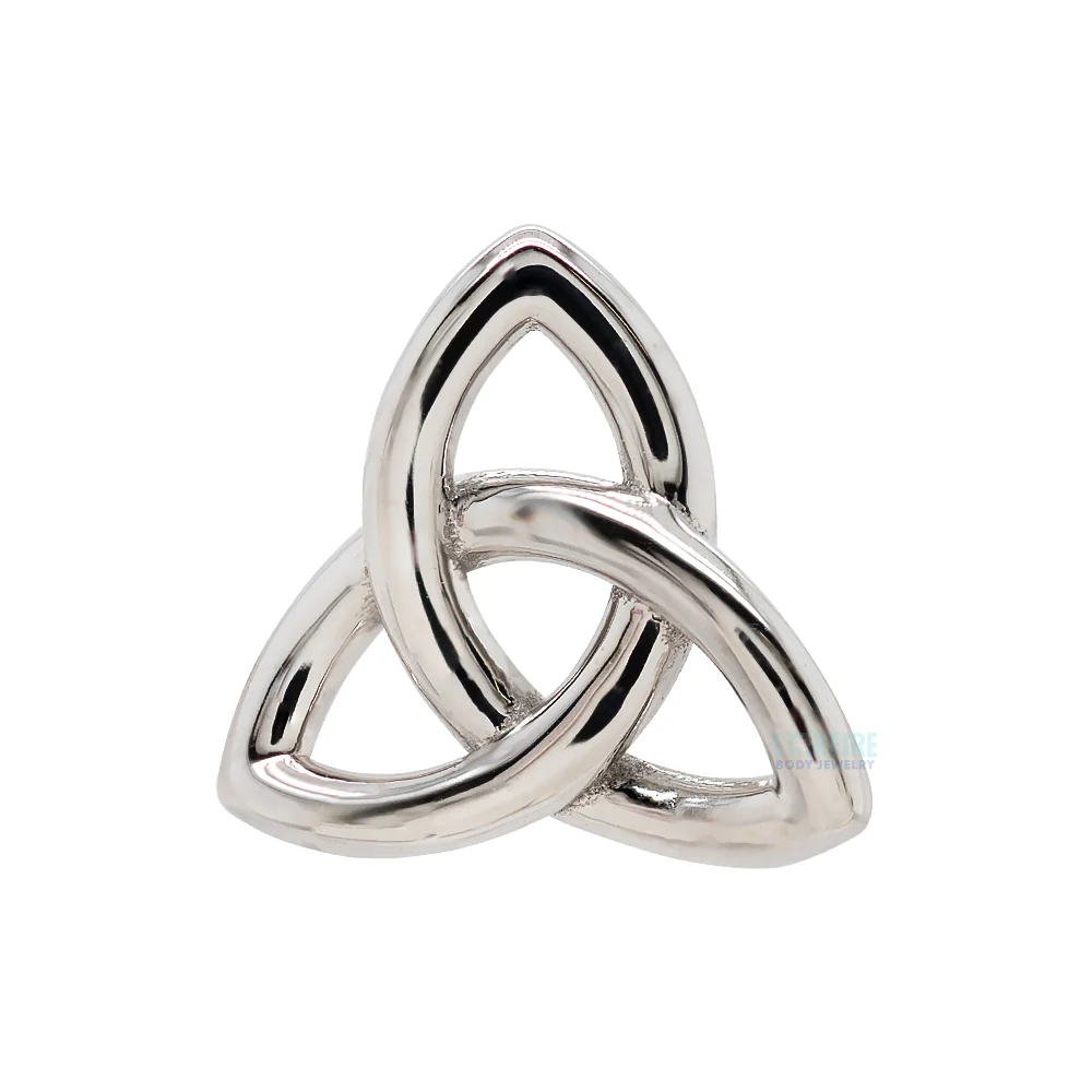 threadless: Celtic Knot Pin in Gold & Platinum