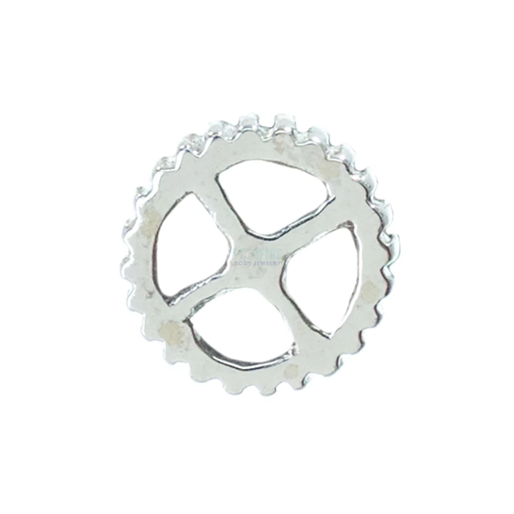 threadless: Cog Pin in Gold