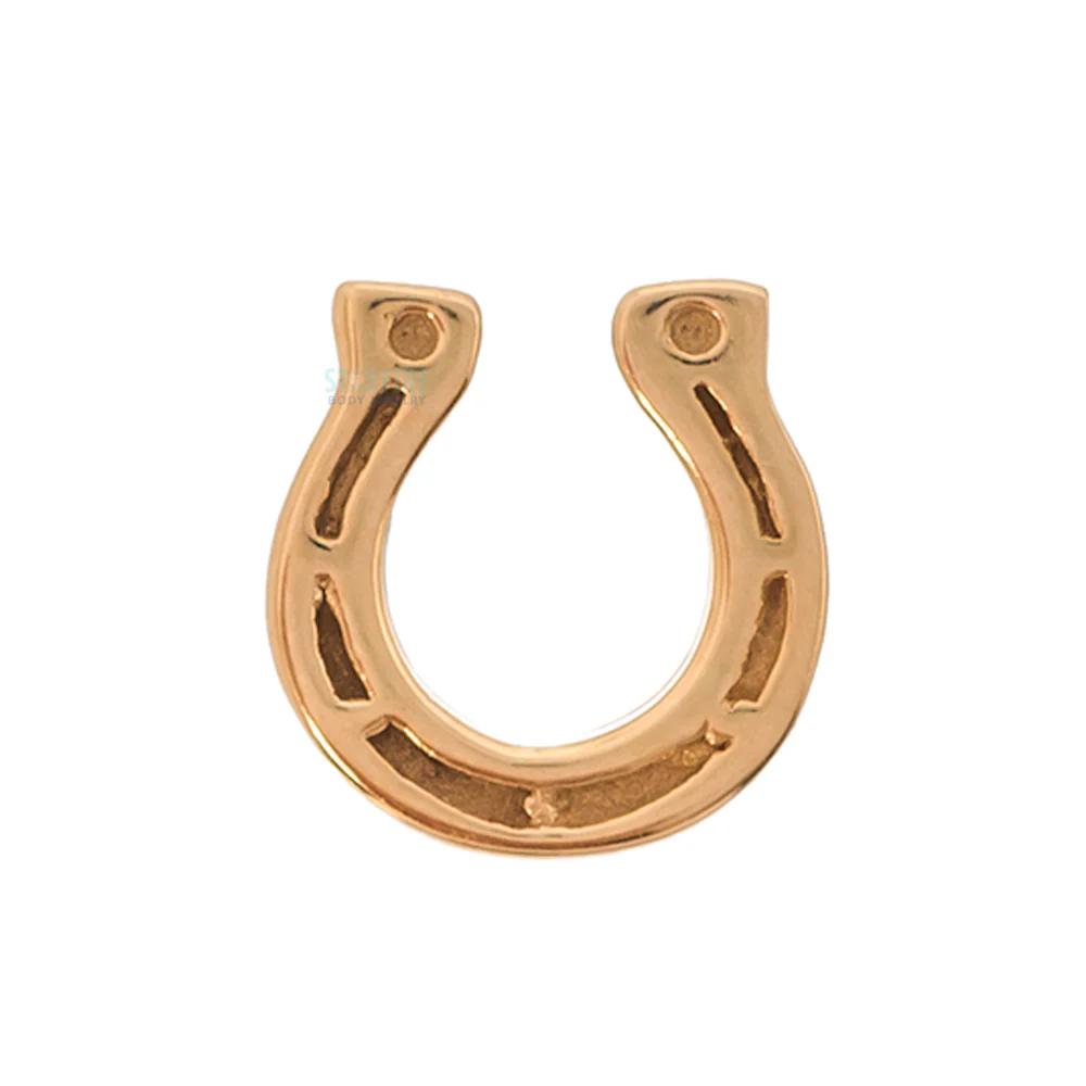 threadless: Horseshoe Pin in Gold