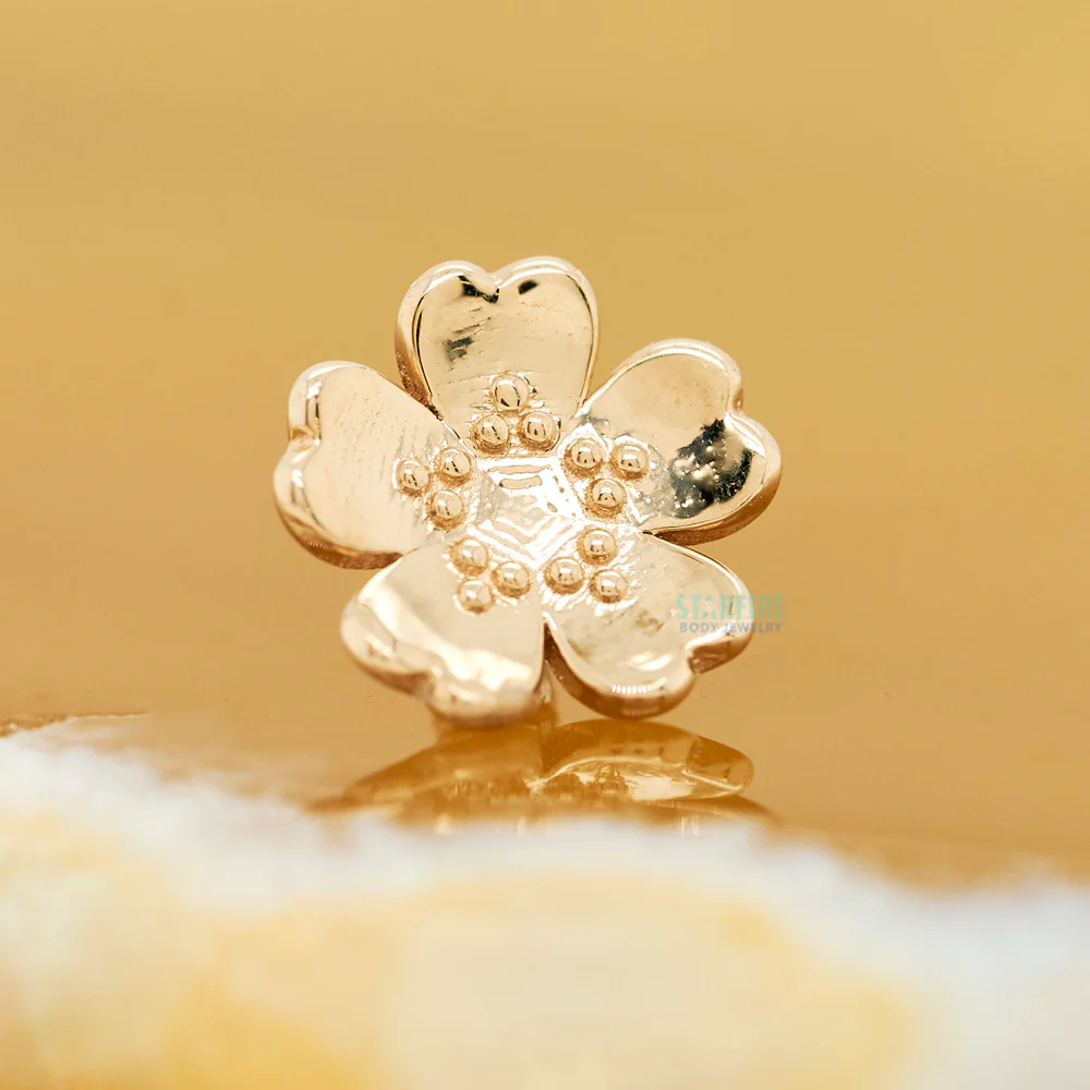 threadless: Simple Daisy Pin in Gold - Image 2