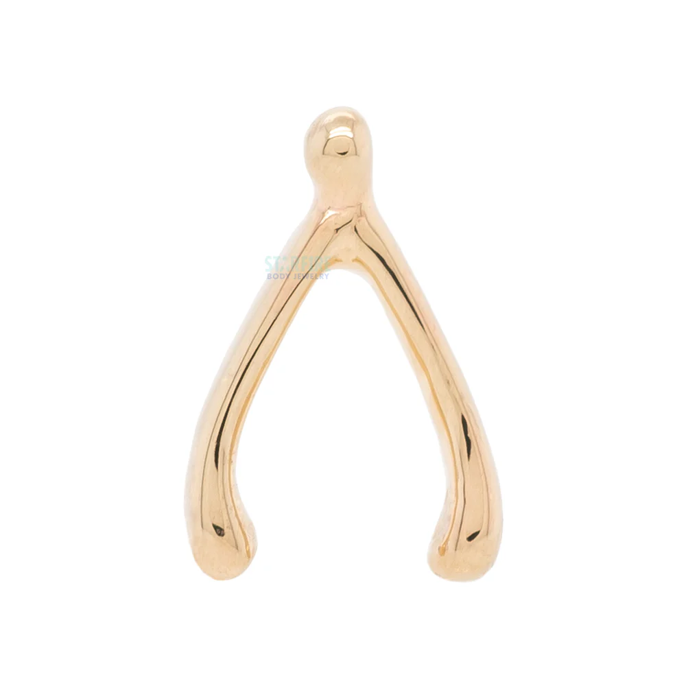 threadless: Wishbone Pin in Gold & Platinum - Image 3