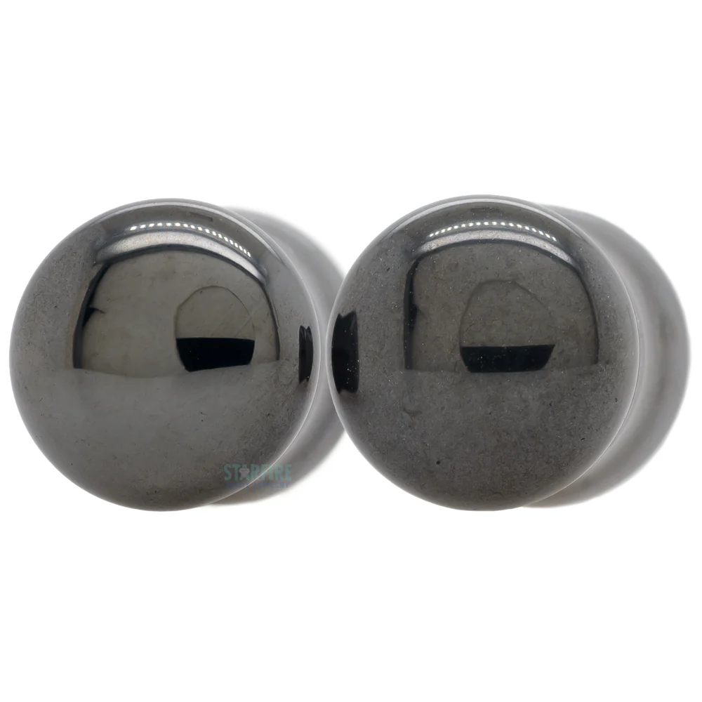 Stone Plugs - Hematite - Image 2