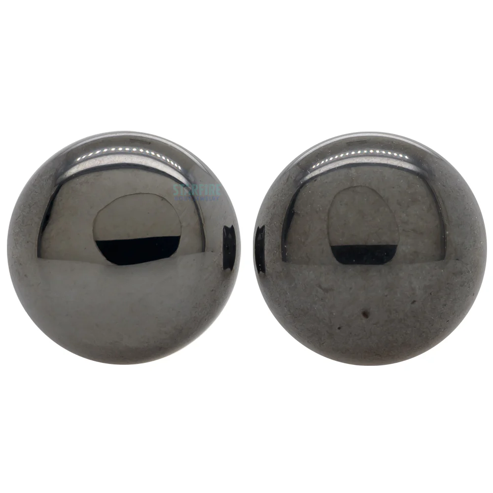Stone Plugs - Hematite - Image 3
