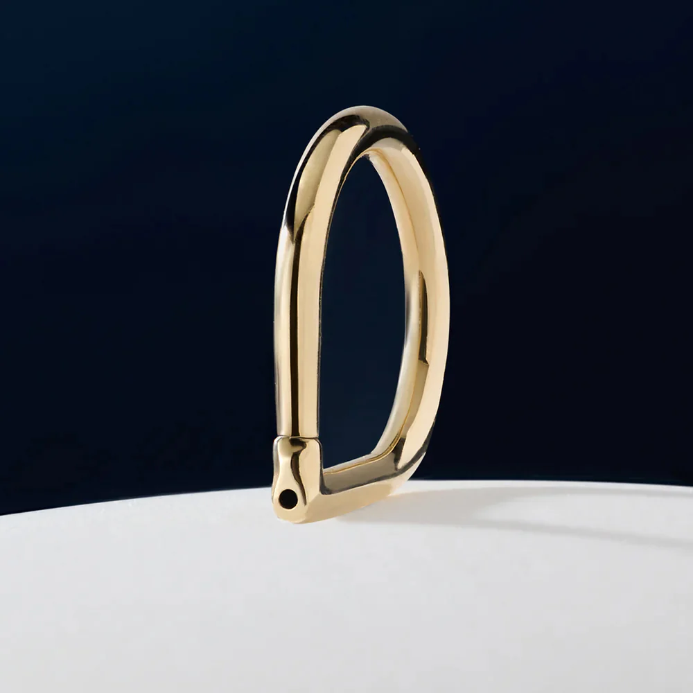 Press Fit Seam Ring in Gold - Image 2