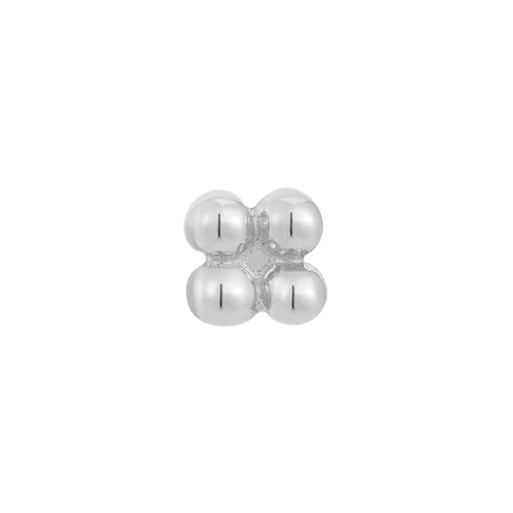 threadless: 4 Bead Square End in Gold - Image 4