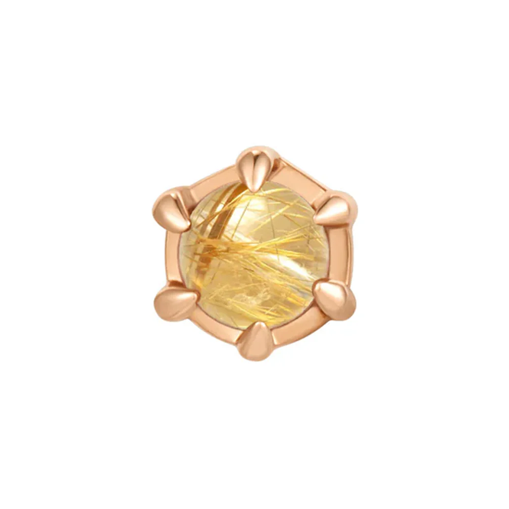 threadless: "Amulet" End in Gold with Gemstones - Image 8