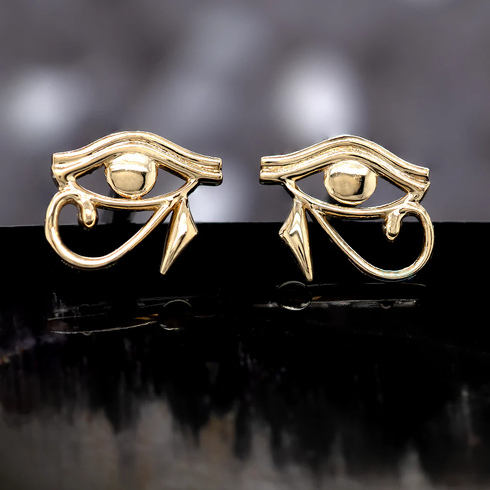 Eye of Ra Threaded End in Gold - Image 2