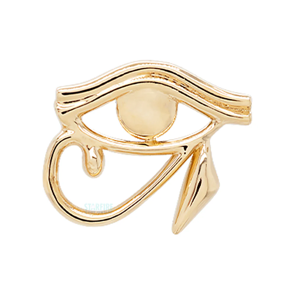 Eye of Ra Threaded End in Gold - Image 3