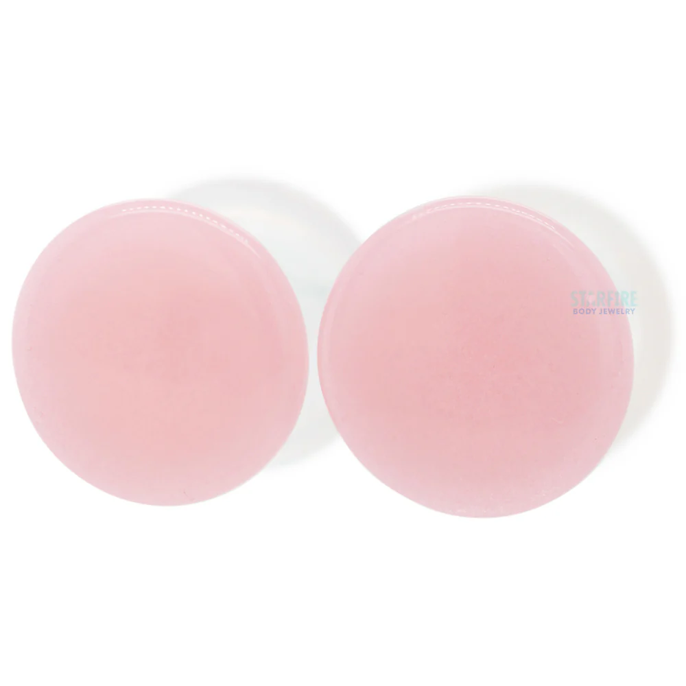 Glass Colorfront Plugs - Pink - Image 4