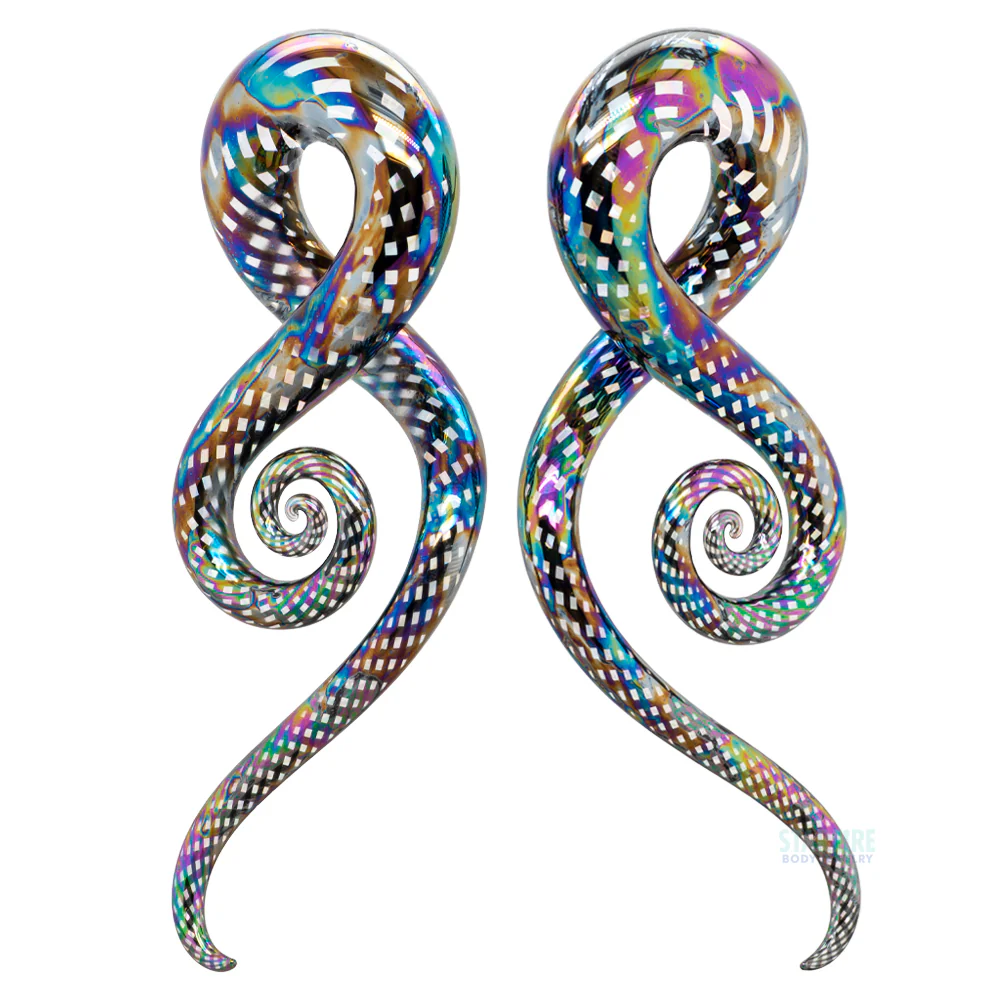 Glass Squids - Oil Slick Black Fishnet