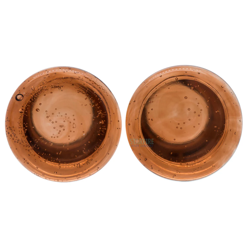 Glass Colorfront Plugs - Sienna - Image 5