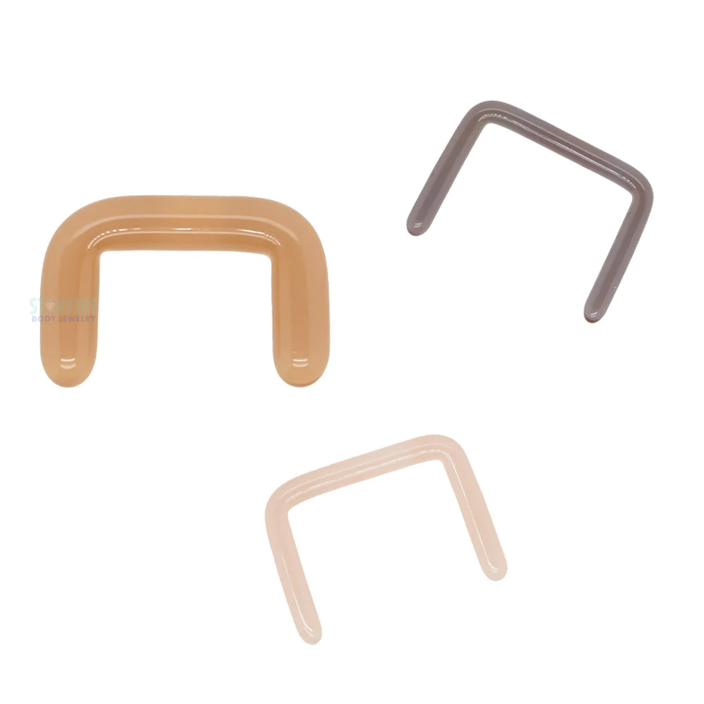 Glass Septum Retainer - Skin Tone 4 - Image 2