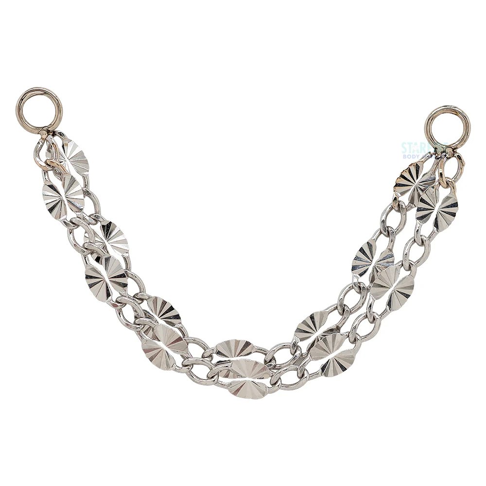 LARGE "Starburst" Chain Attachment in Gold - Image 4