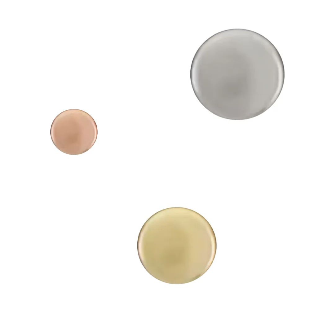 threadless: High Polish Disc Pin in Gold