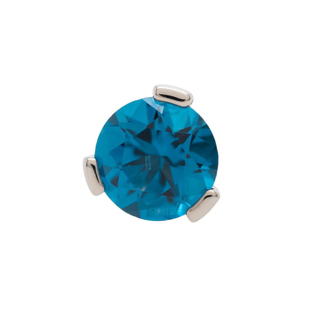 3 Prong-Set Threaded End with Faceted Gem - Image 16