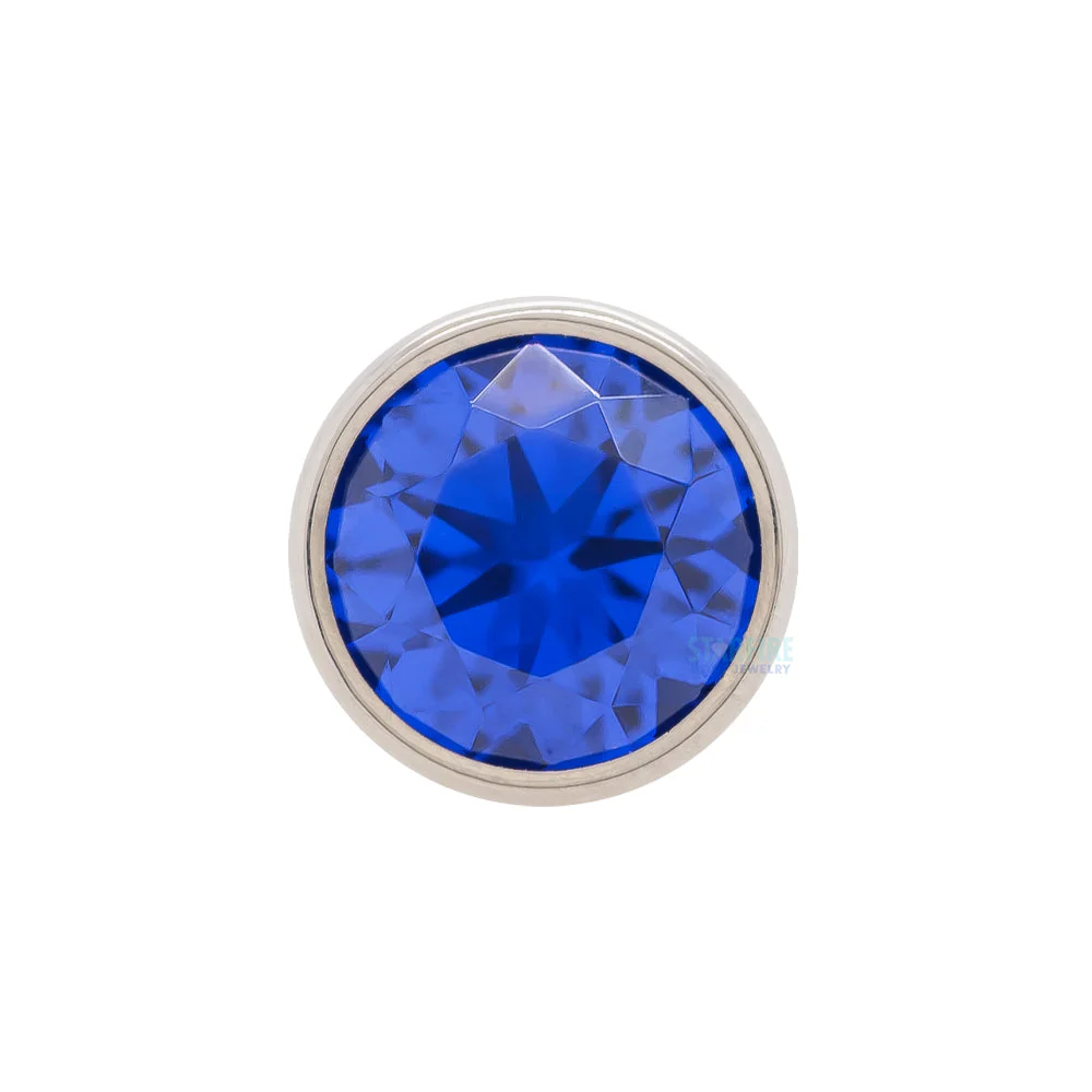 Bezel-Set Faceted Gem Threaded End - Image 14