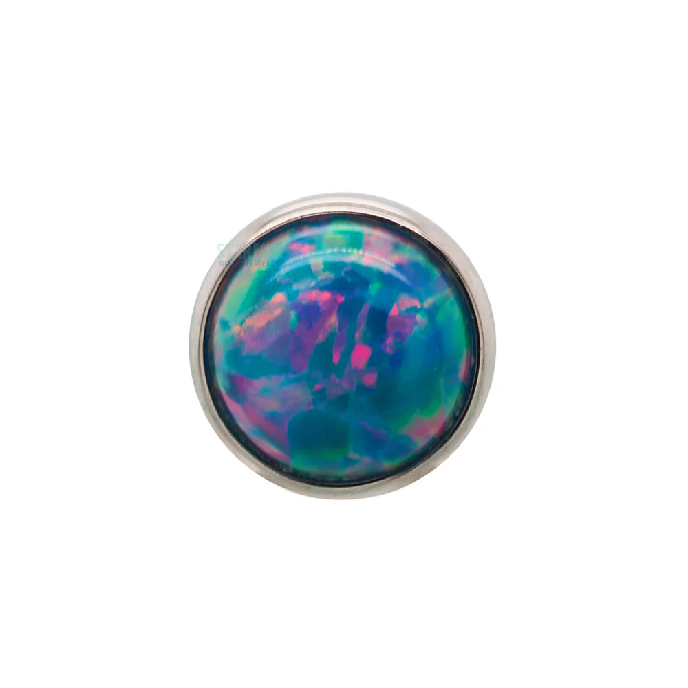 Bezel-Set Opal on Flatback - Image 5