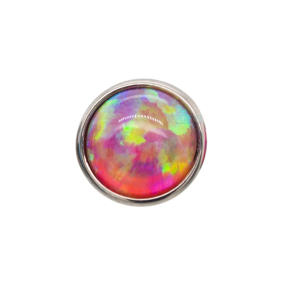 Bezel-Set Opal on Flatback - Image 7