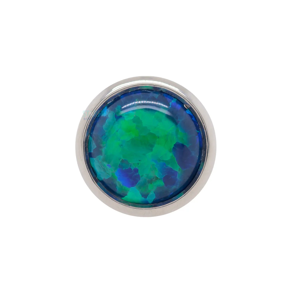 Bezel-Set Opal on Flatback - Image 8