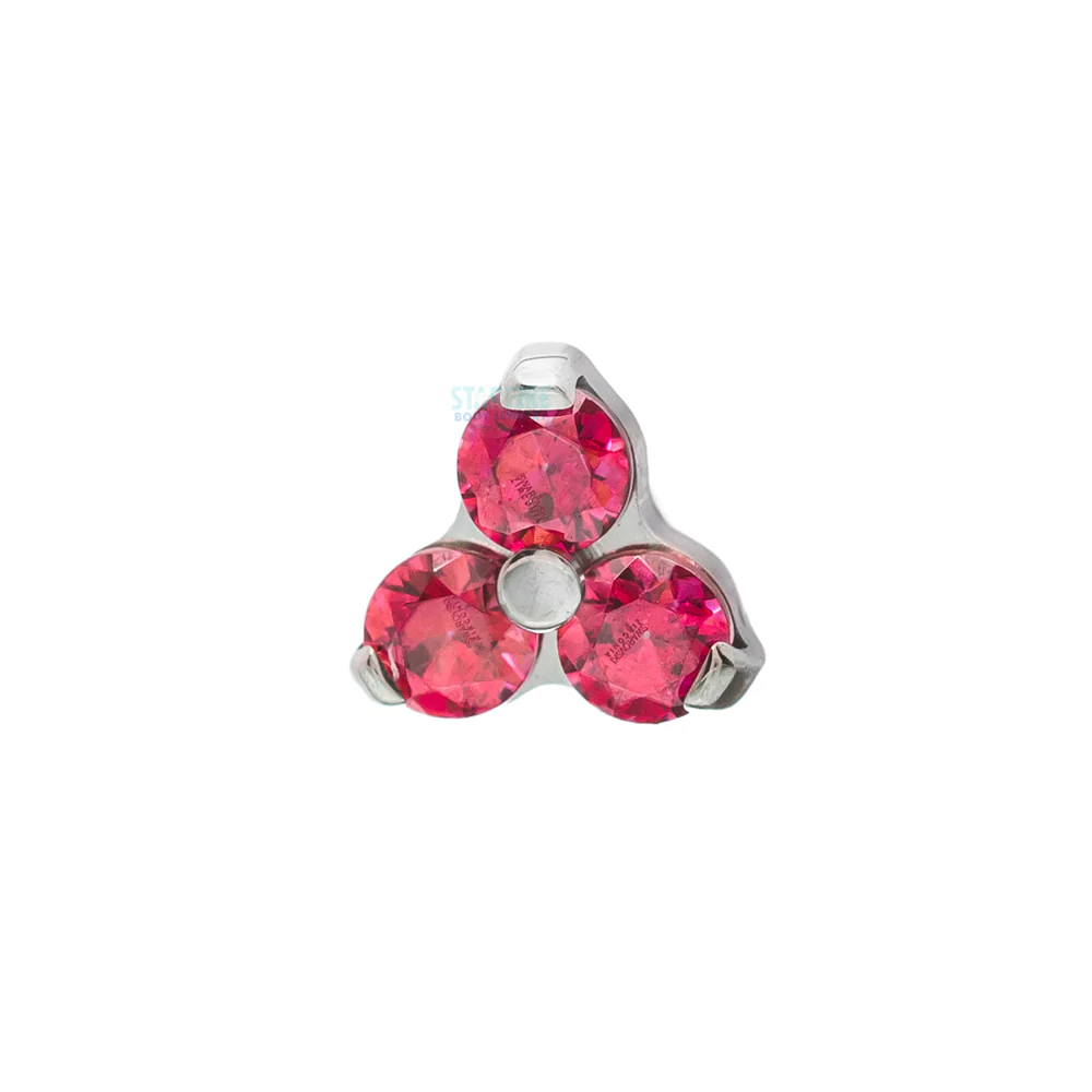Faceted Gems in Trinity (Menage a Trois) Threaded End - Image 10