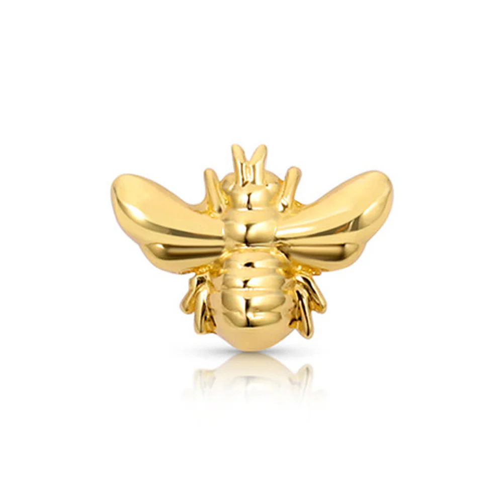 "Honey Bee Mine" Threaded End in Gold - Image 2