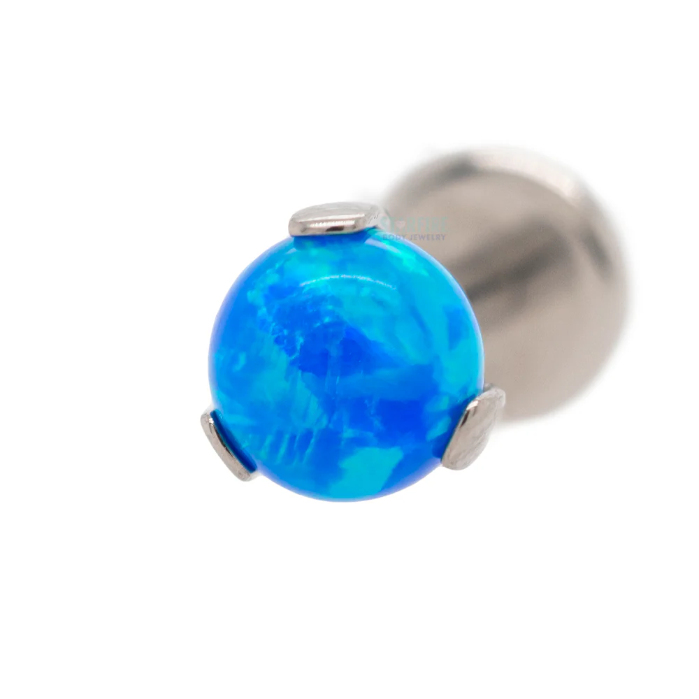 Opal Ball in Prong's on Flatback - Image 10