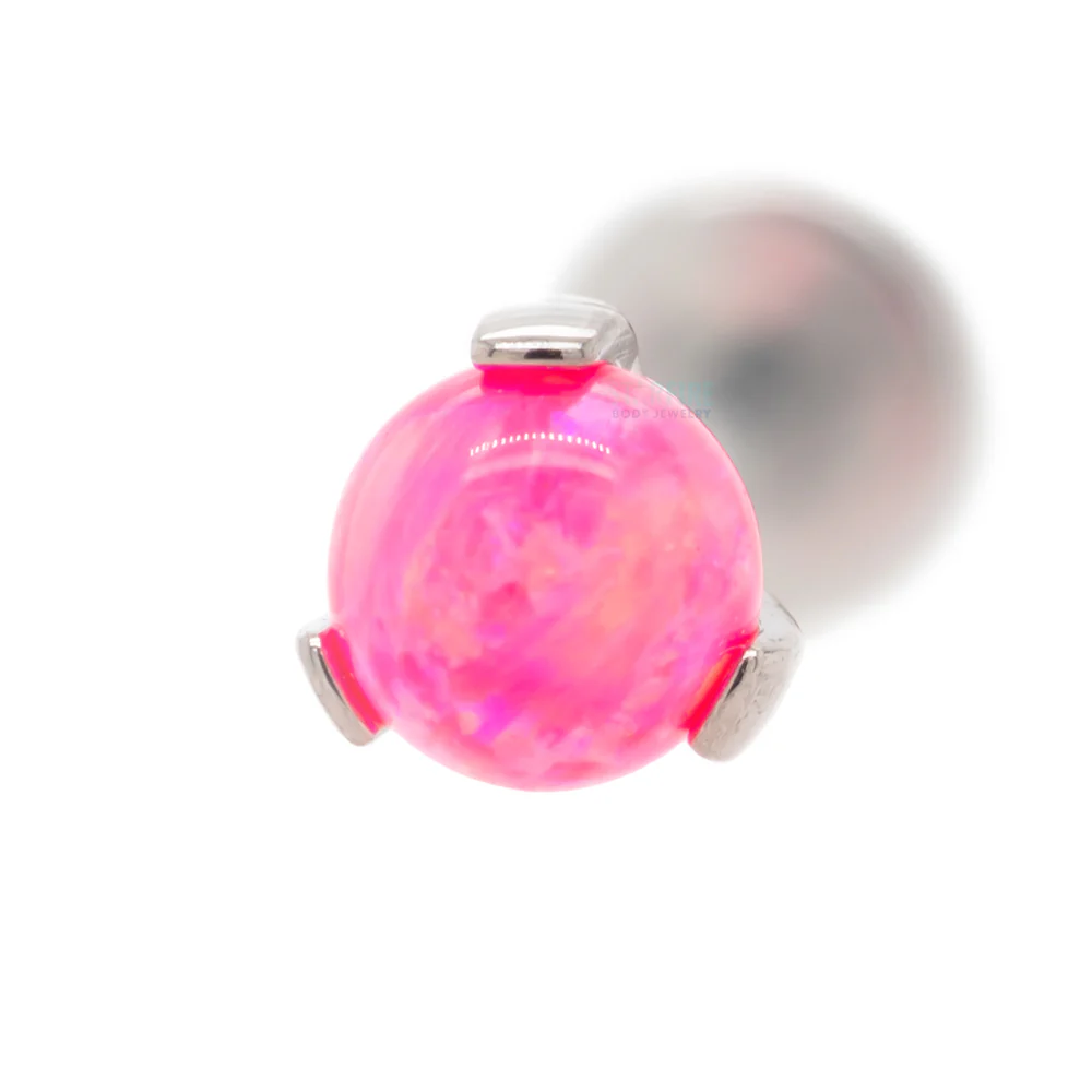 Opal Ball in Prong's on Flatback - Image 12