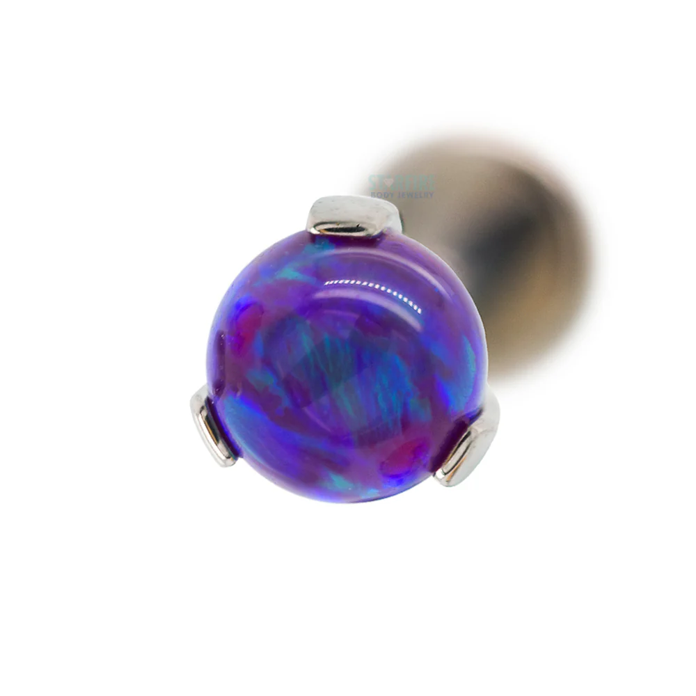 Opal Ball in Prong's on Flatback - Image 14