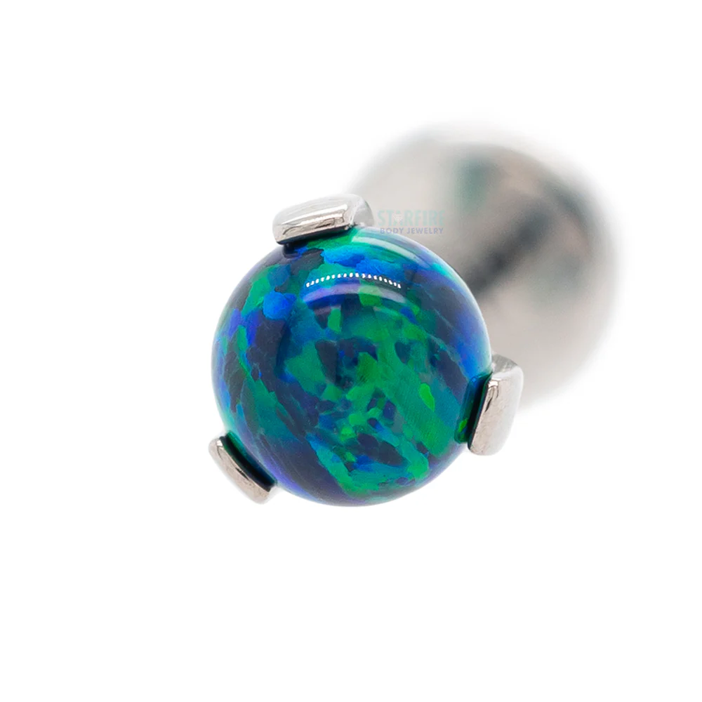 Opal Ball in Prong's on Flatback - Image 9