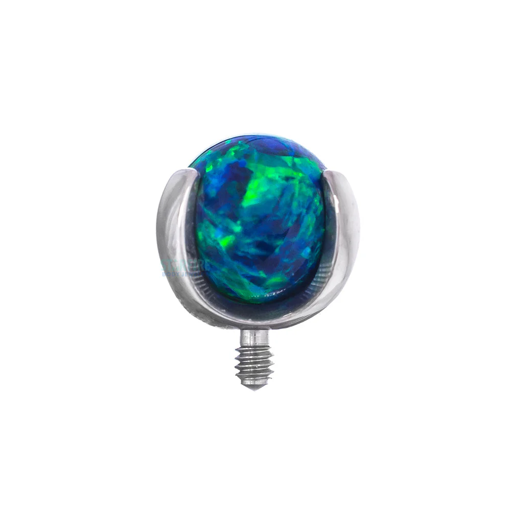 Opal Ball in Prong's Threaded End - Image 8