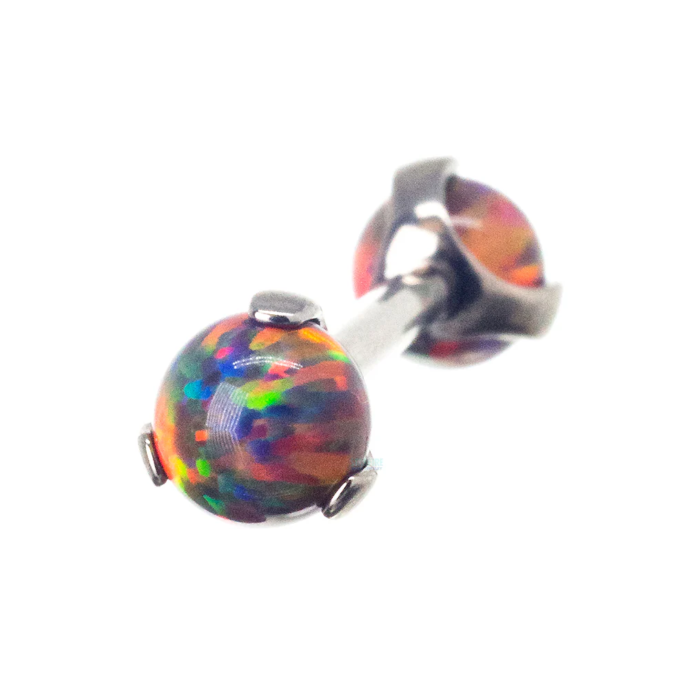 Opal Ball in Prong's Tongue Barbell - Image 12