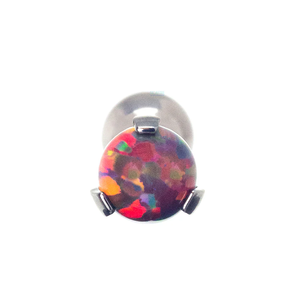 Opal Ball in Prong's Tongue Barbell - Image 13
