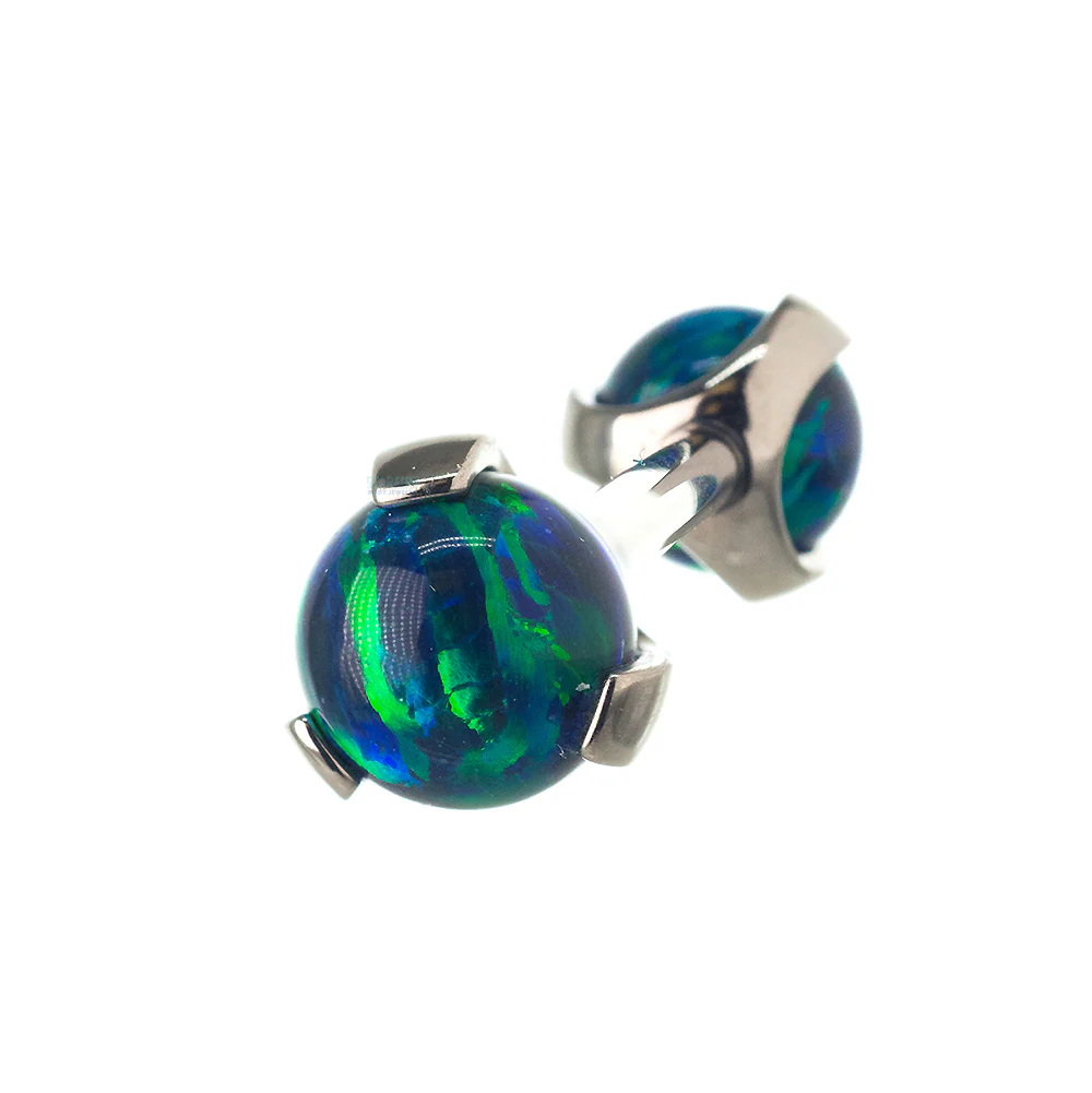 Opal Ball in Prong's Tongue Barbell - Image 16