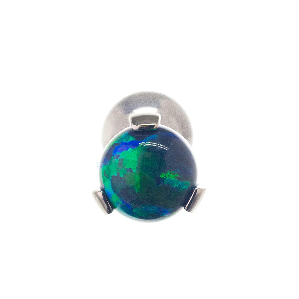Opal Ball in Prong's Tongue Barbell - Image 17