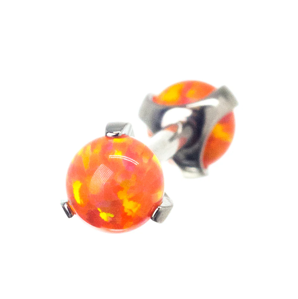 Opal Ball in Prong's Tongue Barbell - Image 32