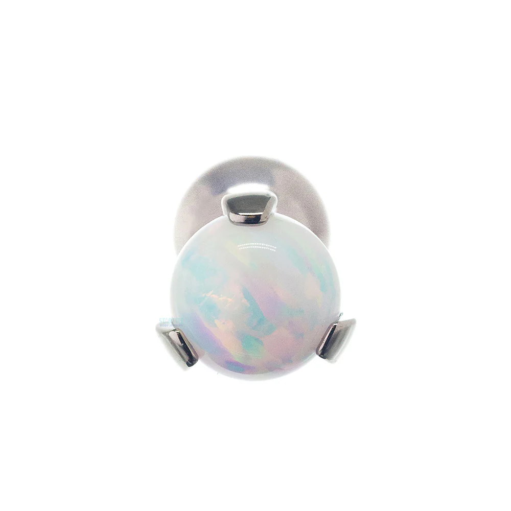 Opal Ball in Prong's Tongue Barbell - Image 4