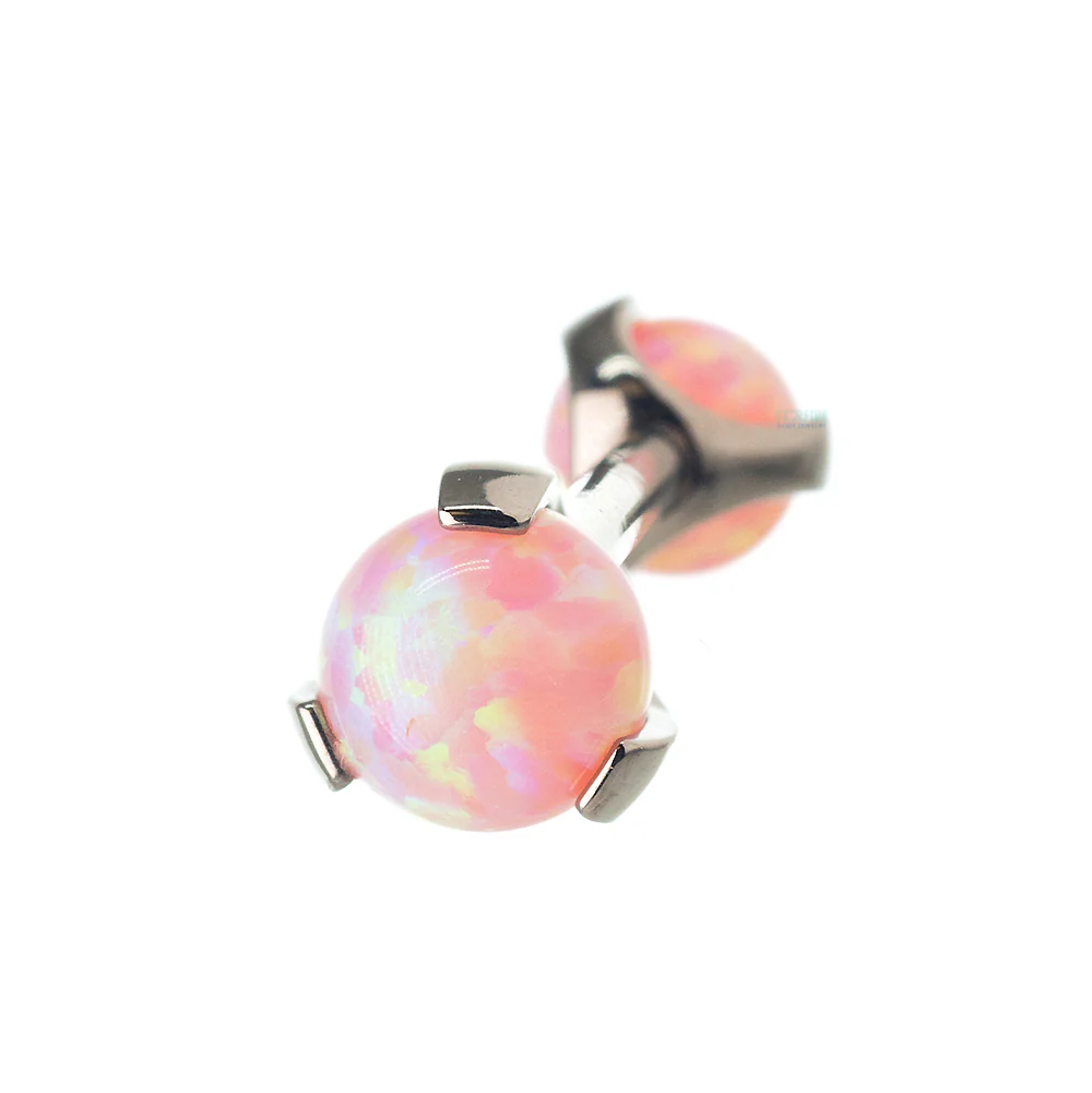 Opal Ball in Prong's Tongue Barbell - Image 5