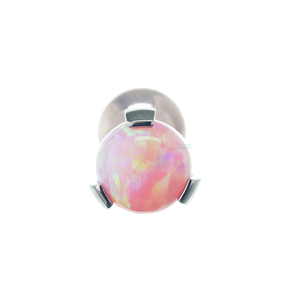 Opal Ball in Prong's Tongue Barbell - Image 6