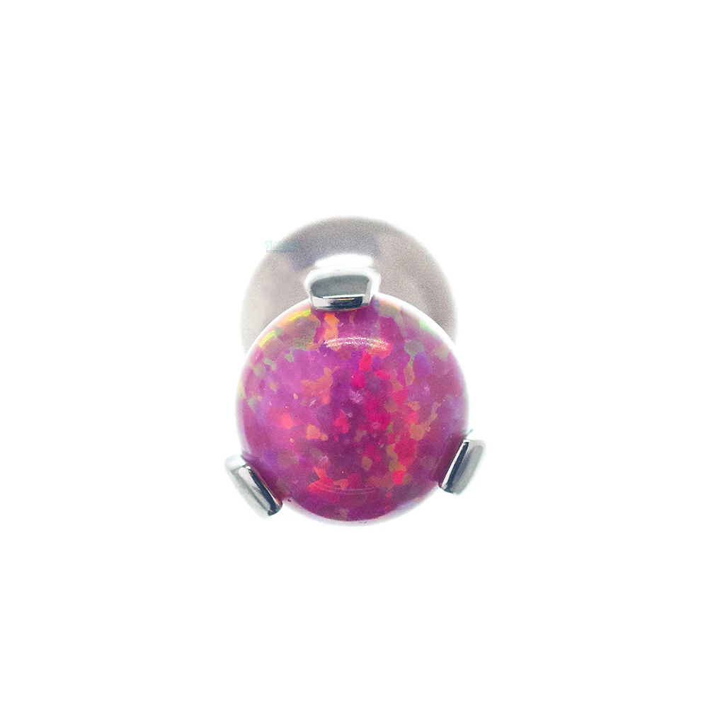 Opal Ball in Prong's Tongue Barbell - Image 8