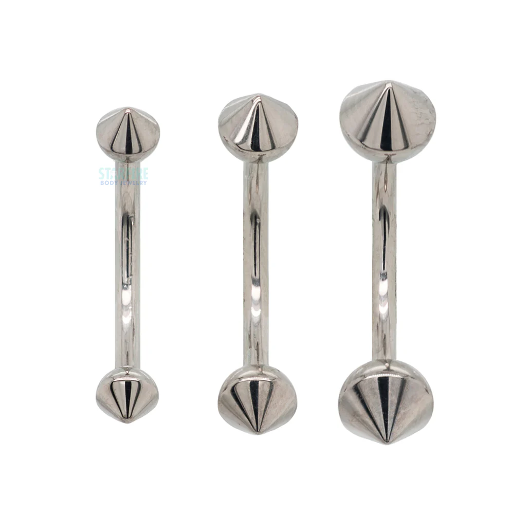 Spiked Balls Curved Barbell - Image 2