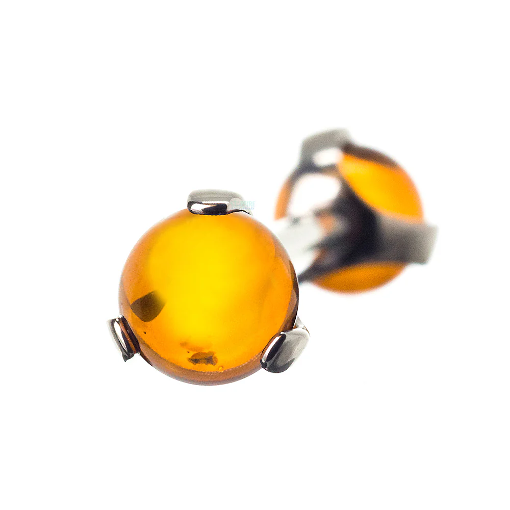 Stone Ball in Prong's Tongue Barbell - Image 14