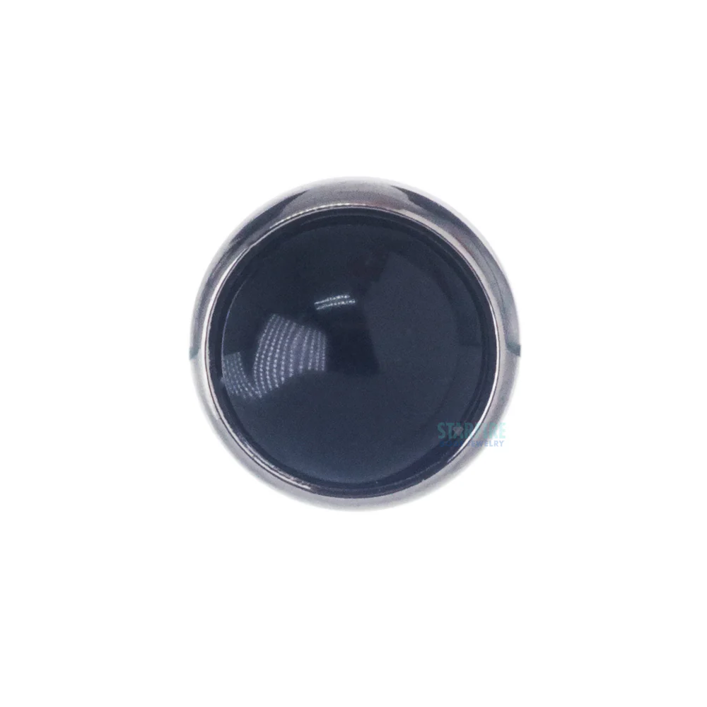 threadless: Bezel-Set Round Natural Stone Cabochon End - Image 5