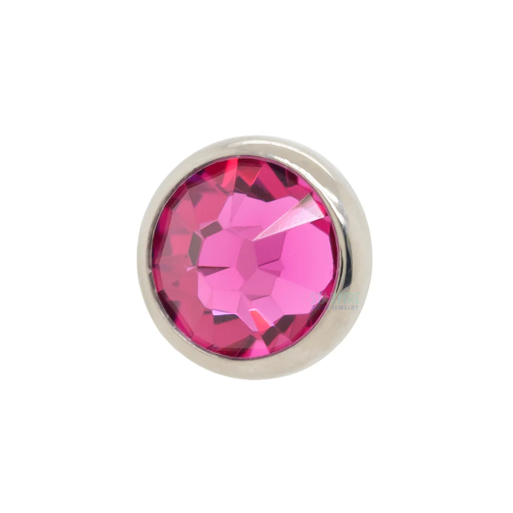 threadless: Crystal Flat Backed Faceted Gem End - Image 14