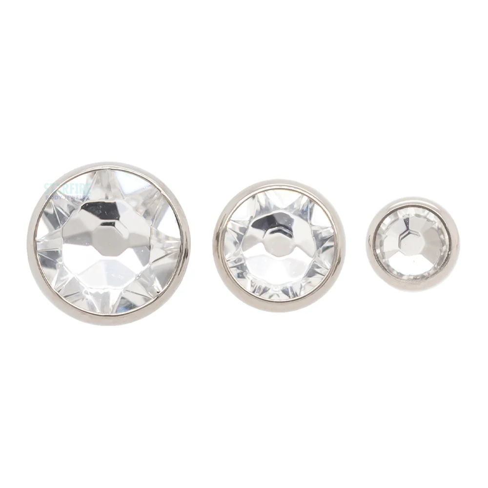 threadless: Crystal Flat Backed Faceted Gem End - Image 3