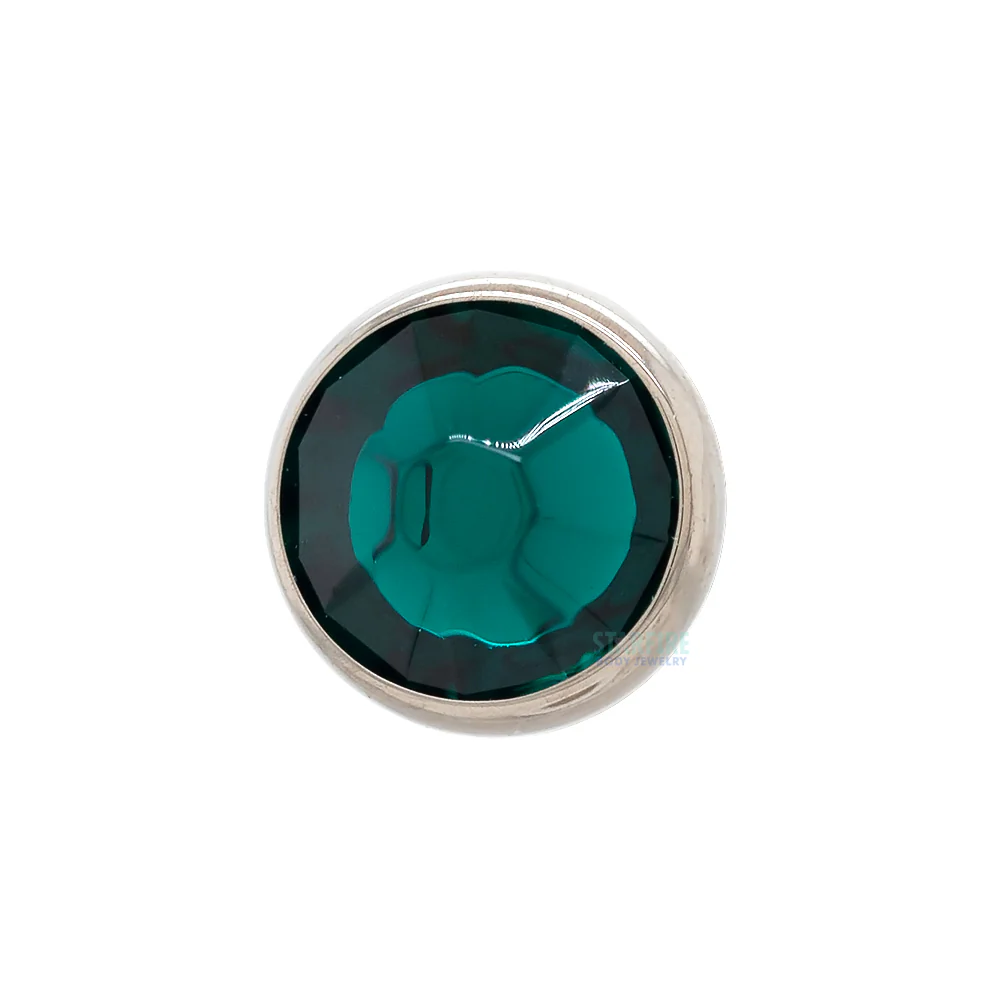 threadless: Crystal Flat Backed Faceted Gem End - Image 7