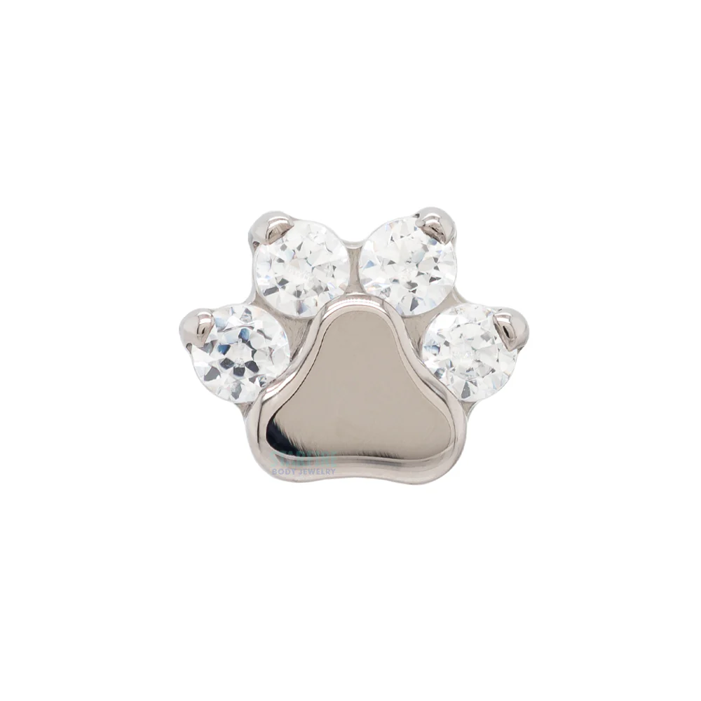 threadless: Faceted Gem Paw Print End - Image 3