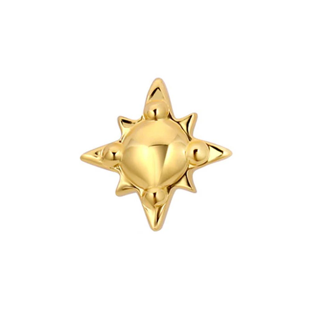 threadless: Northstar with Dome End in Gold