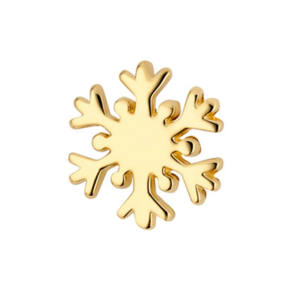 threadless: "Stellar Dendrite #2" End in Gold - Image 2