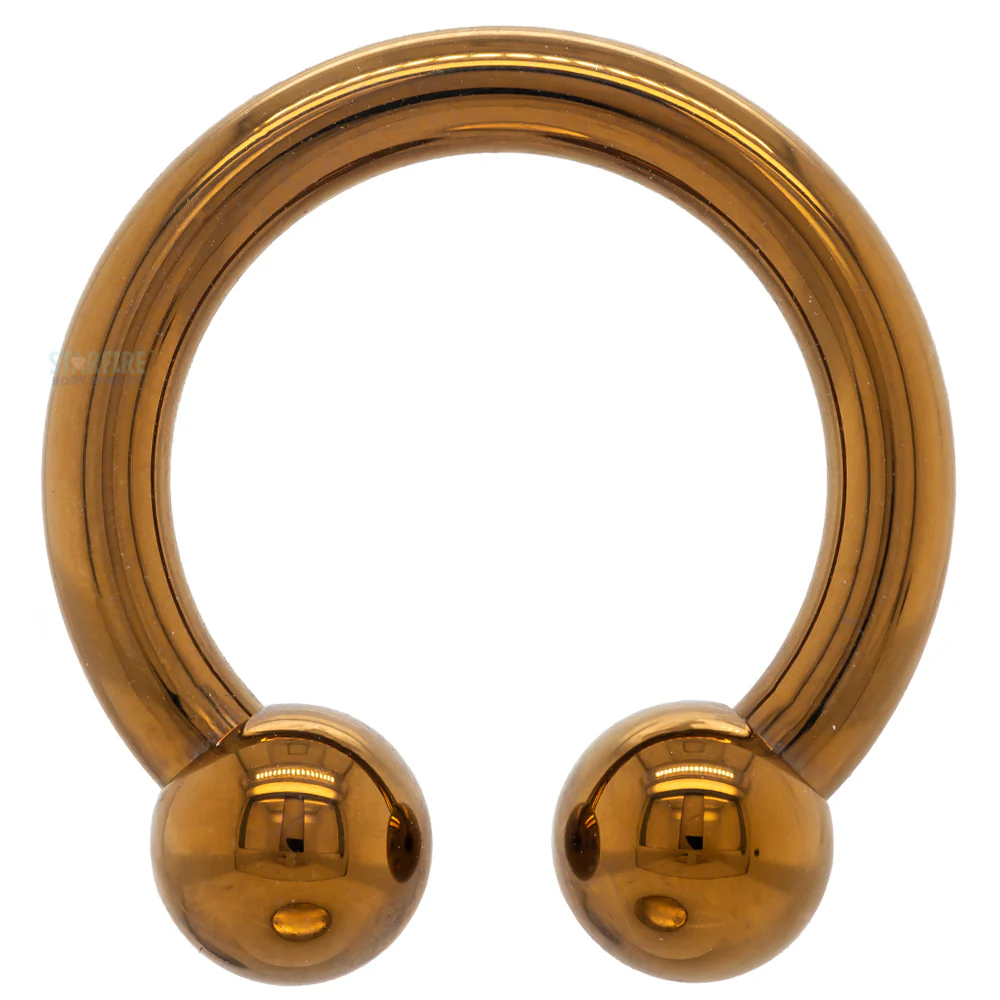 Titanium Circular Barbell - CO – Copper - Image 3